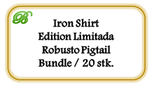 Iron Shirt Edition Limitada Robusto Pigtail, Bundle 20 stk. [UDSOLGT - Kan ikke skaffes længere]